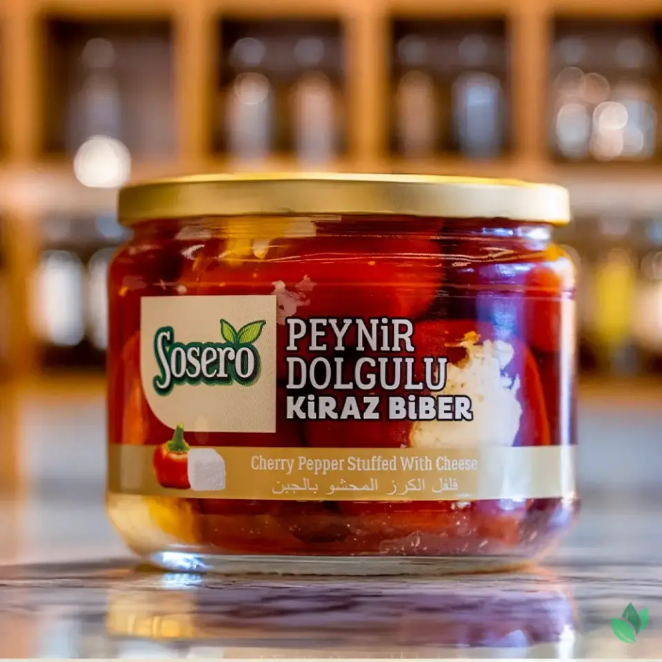 Peynir Dolgulu Kiraz Biber
